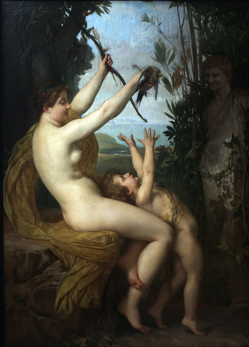 Nymphe et Bacchus - Jules Lefebvre