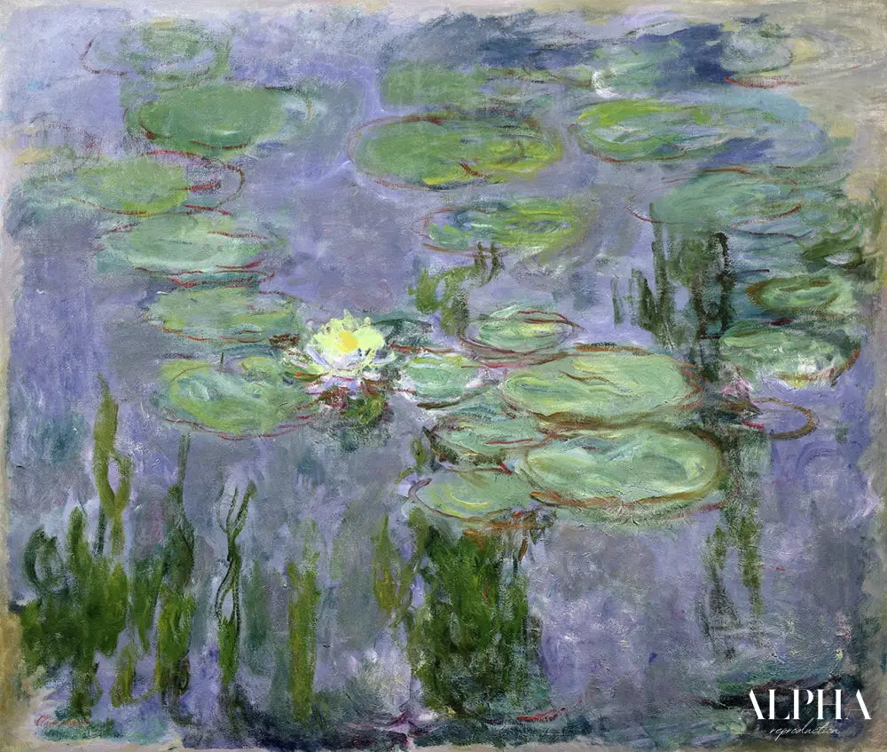 Nymphéas,1915 - Claude Monet - Reproductions de tableaux et peintures haut de gamme