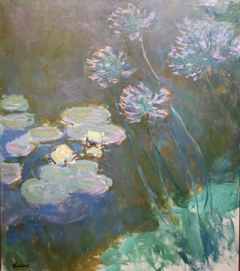 Nymphéas et Agapanthes, Marmottan W1821 – Claude Monet