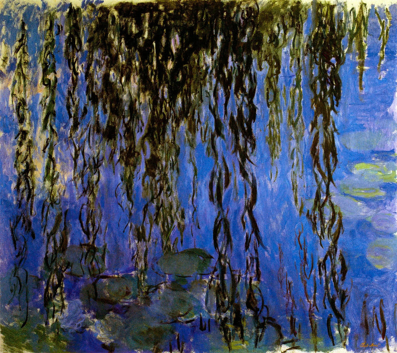 Nymphéas avec rameaux de saule - Claude Monet