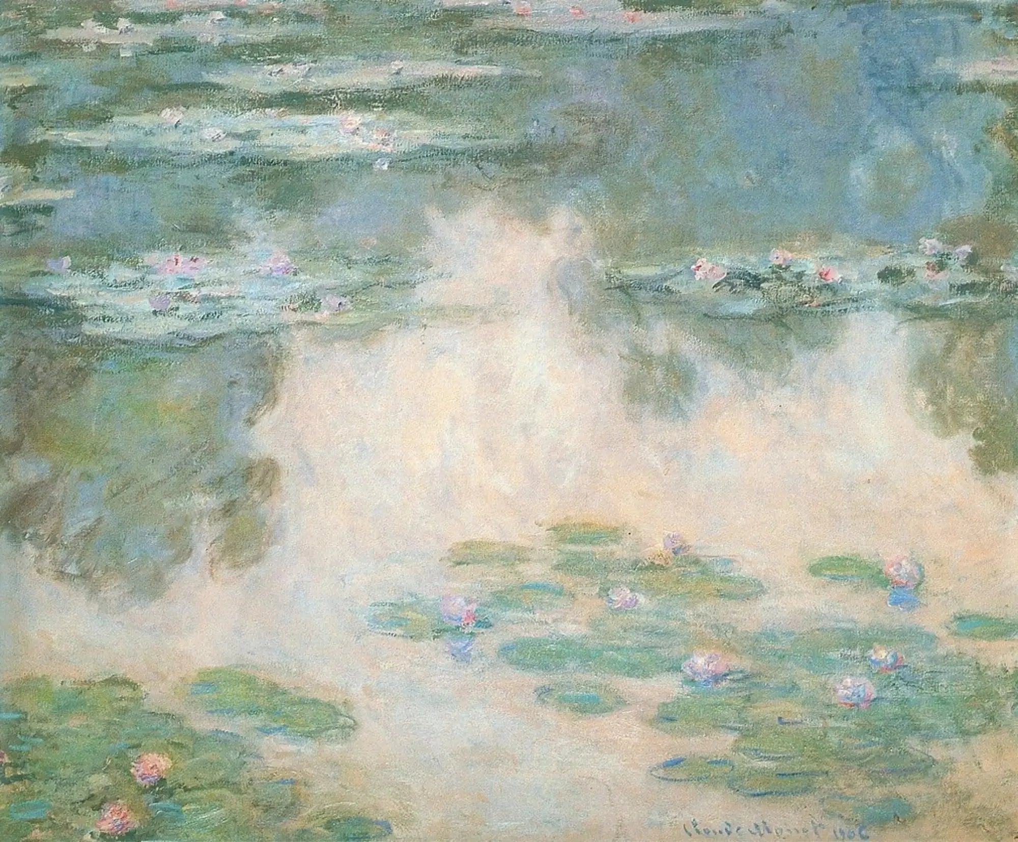 Nymphéas de Claude Monet, 1906 – musée Mohamed Mahmoud Khalil du Caire, Wildenstein 1695