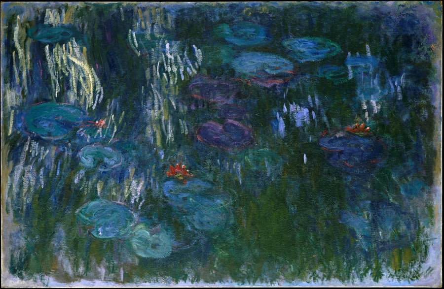 Nymphéas aux reflets de saule, Met W1858 – Claude Monet
