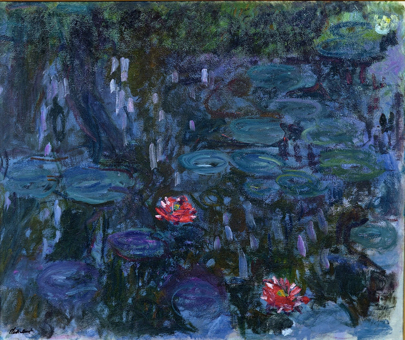 Nymphéas, reflets de saule, Marmottan W1859 – Claude Monet