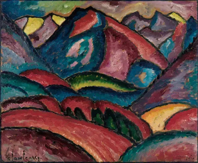Oberstdorfer Landschaft - Alexej von Jawlensky