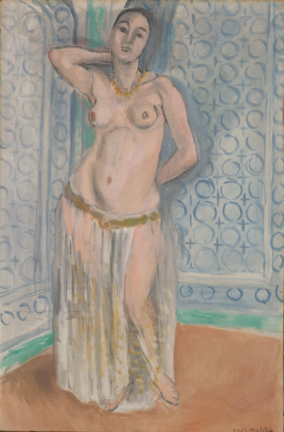 Reproduction du tableau « Odalisque bleue - Henri Matisse » par Alpha Reproduction en peinture à l’huile