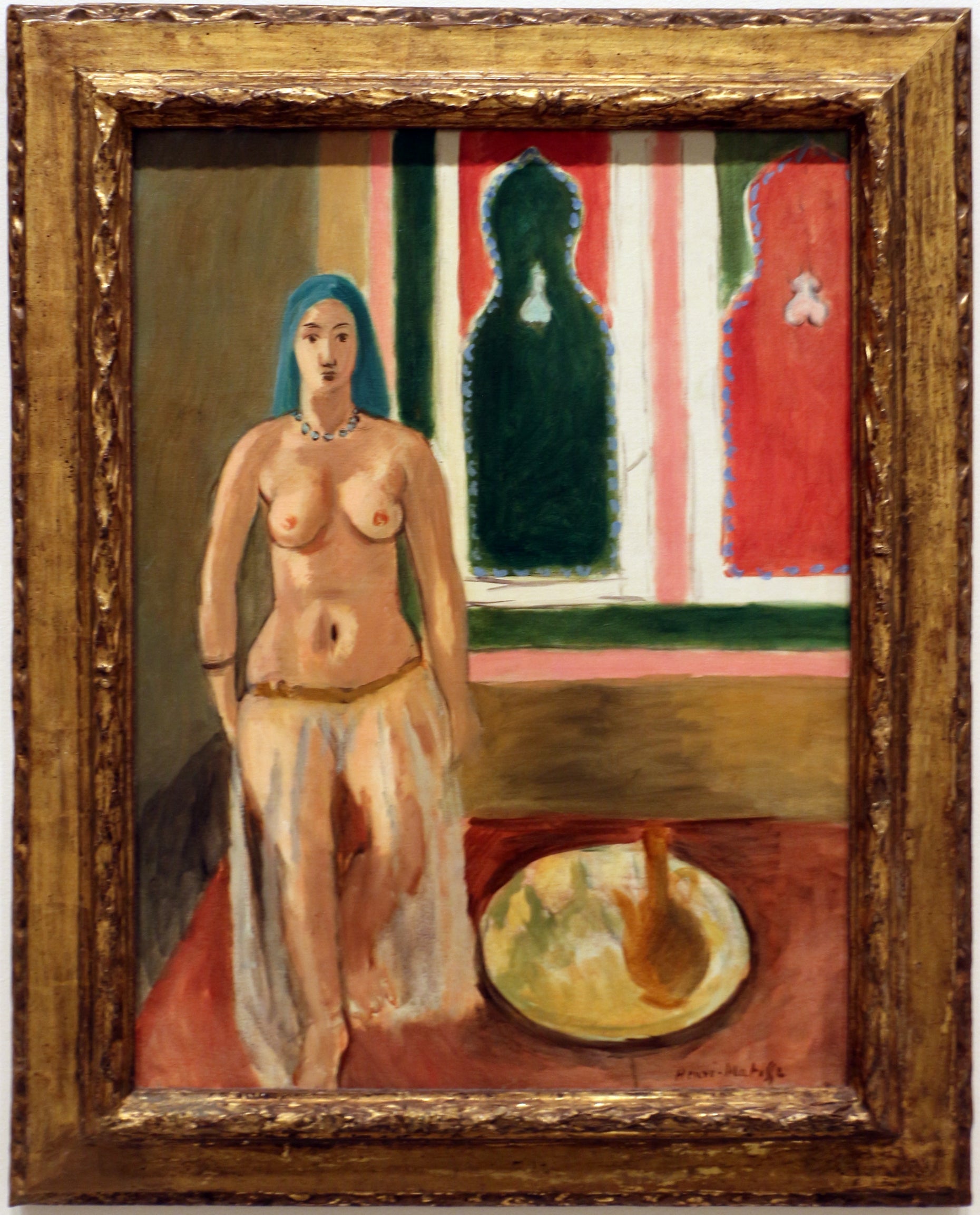 Reproduction du tableau « Odalisque Coiffure Verte - Henri Matisse » par Alpha Reproduction en peinture à l’huile