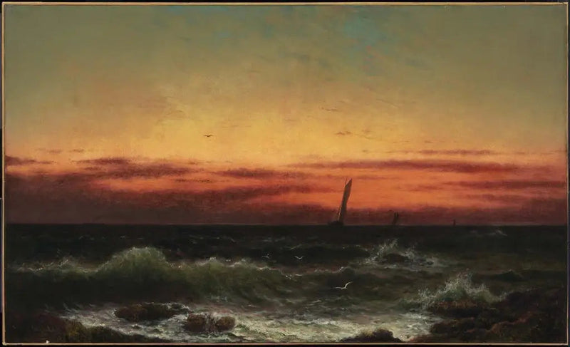 Off Shore : Après la tempête - Martin Johnson Heade