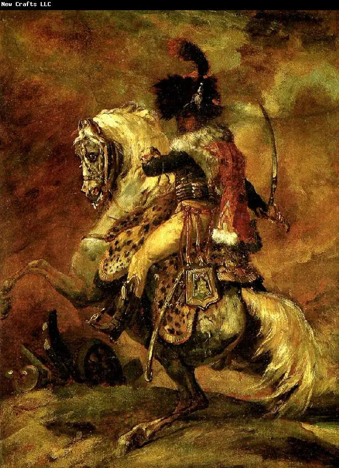 Officier de chasseurs à cheval de la garde impériale chargeant - Théodore Géricault