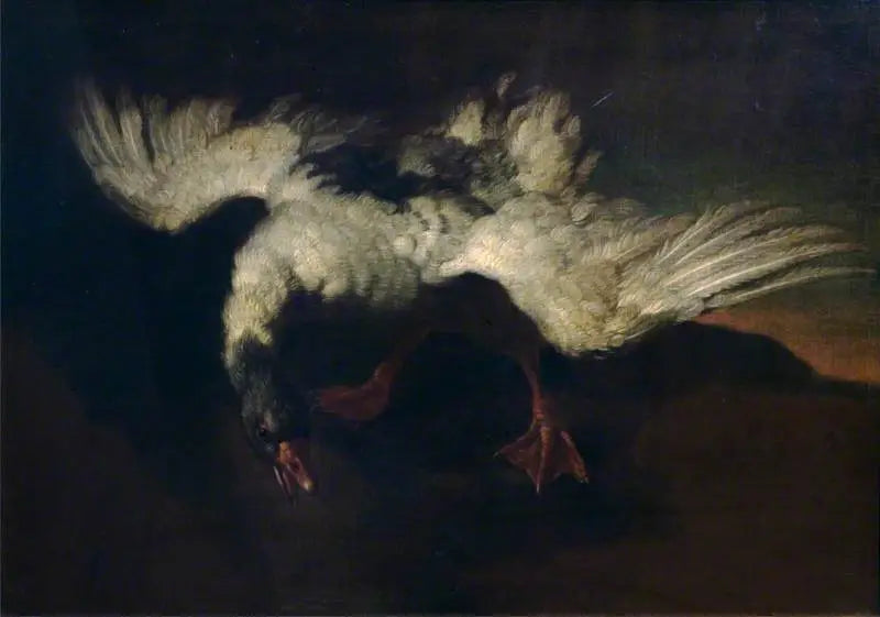 Oie aux ailes déployées - George Stubbs