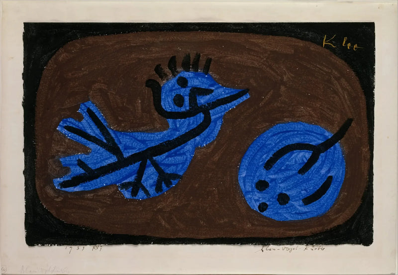 Oiseau-bleu-citrouille - Paul Klee