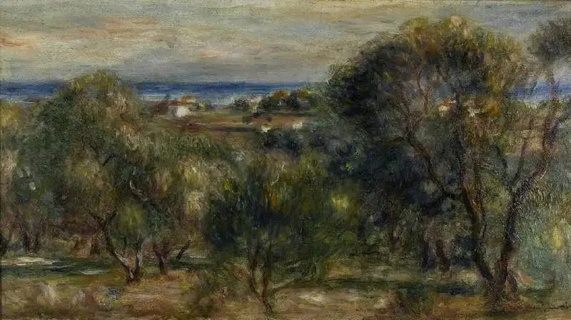 Oliviers, Cagnes - Pierre-Auguste Renoir