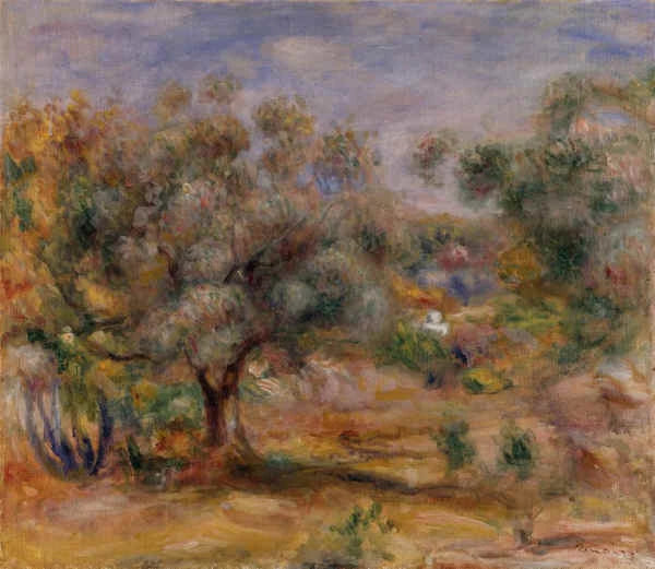 Oliviers dans le jardin des Collettes – Renoir