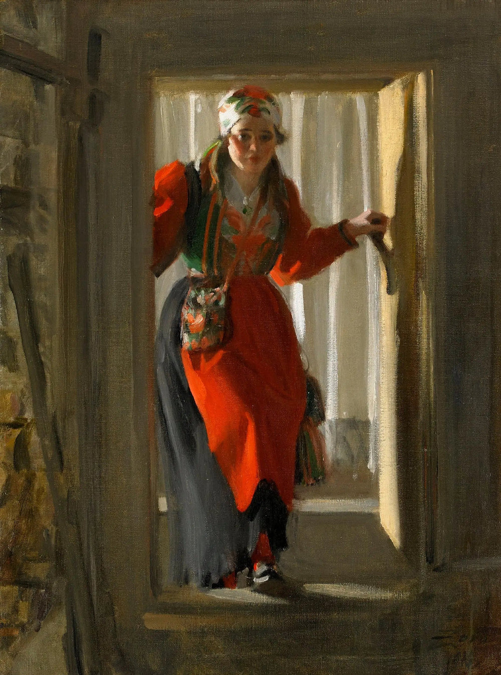 Ols-Maria i Kuvådörren - Anders Zorn image 1 reproduction réalisée par Alpha Reproduction