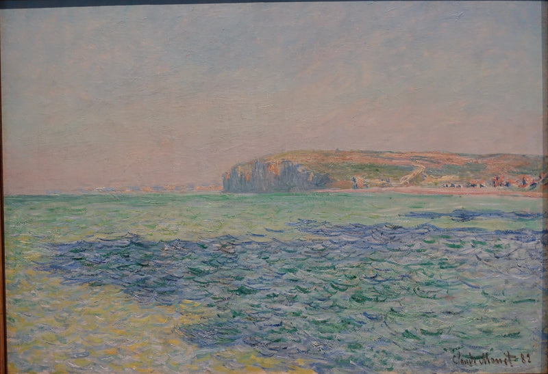 Ombres sur la mer, falaises à Pourville W792 – Monet