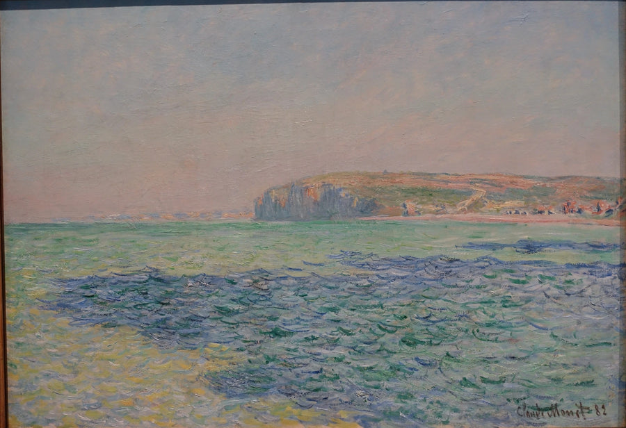 Ombres sur la mer, falaises à Pourville W792 – Monet