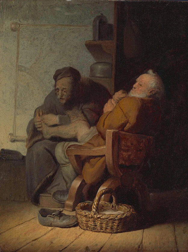 L’Opération du pied – Rembrandt, 1628