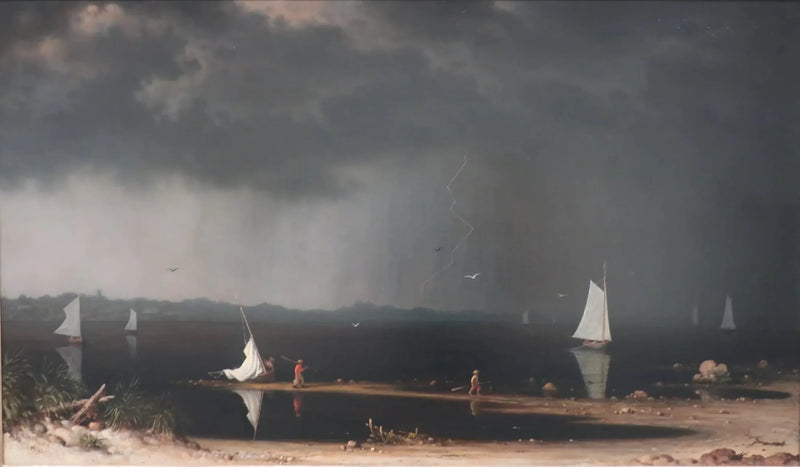 Orage sur la baie de Narragansett - Martin Johnson Heade