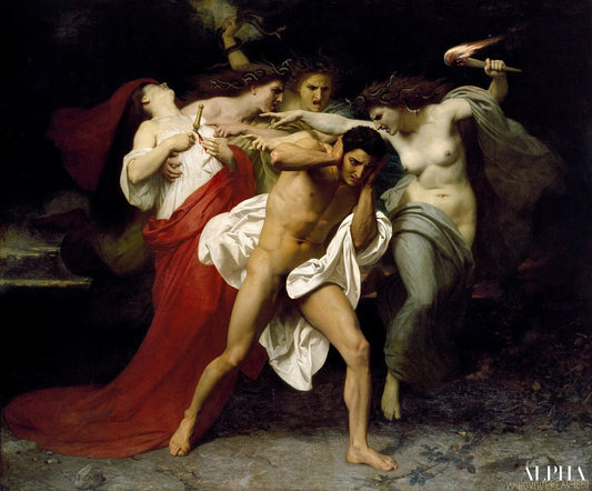 Oreste poursuivi par les Furies - William-Adolphe Bouguereau Reproductions de tableaux à la peinture à l’huile