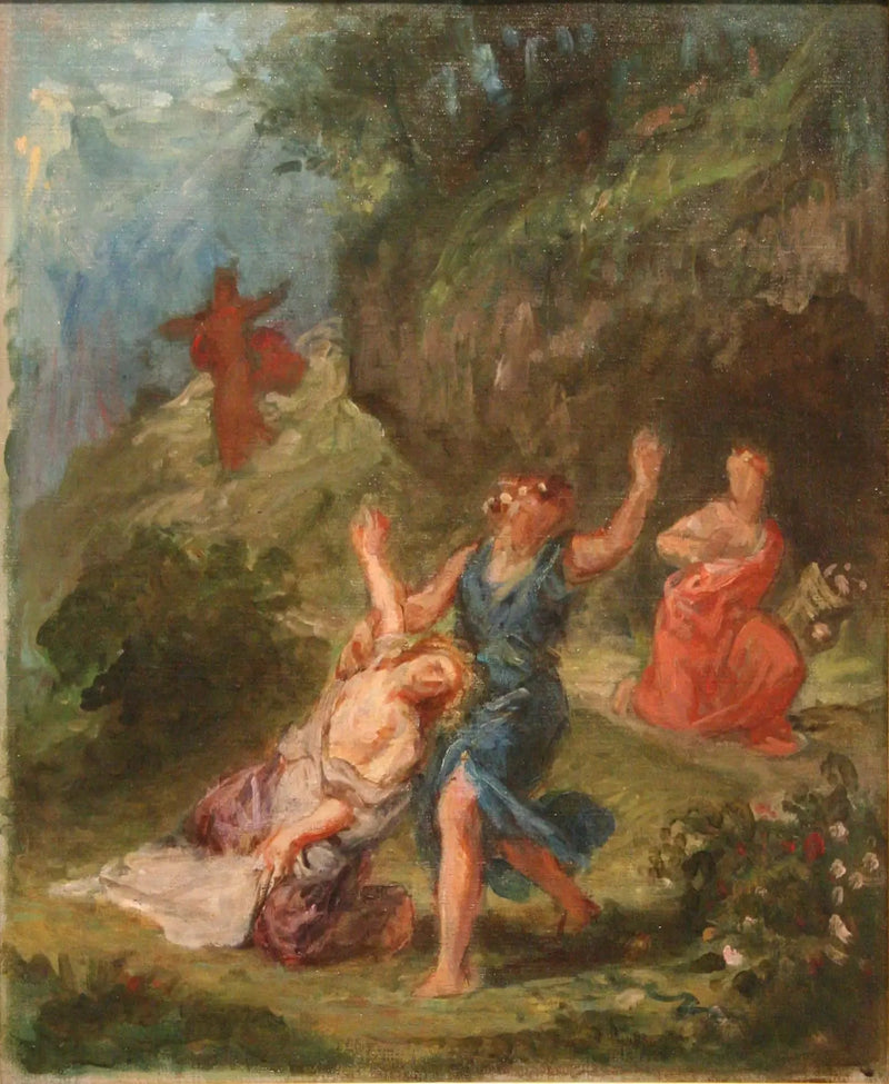 Orphée secourant Eurydice - Eugène Delacroix