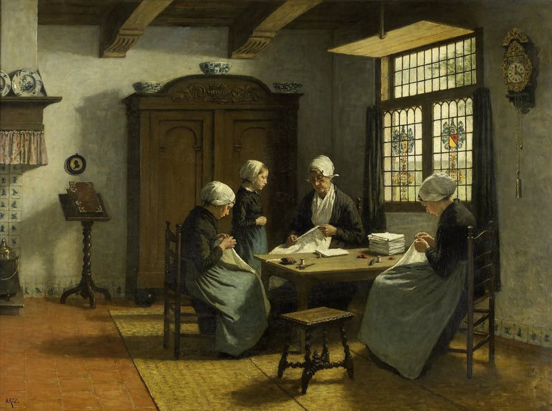 À l'orphelinat de Katwijk-Binnen - Adolphe Artz