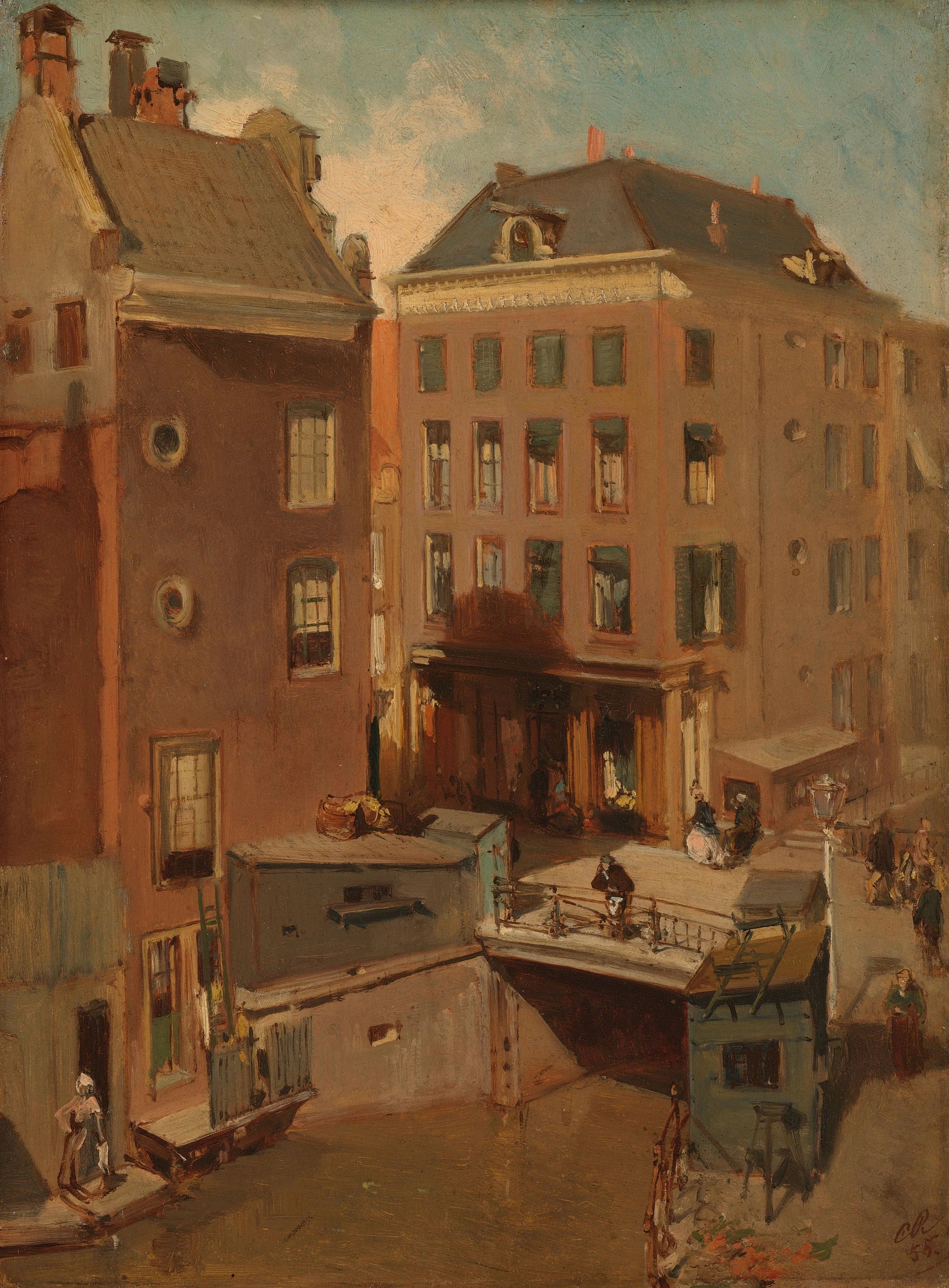 L'Osjessluis à la Kalverstraat à Amsterdam - Charles Rochussen