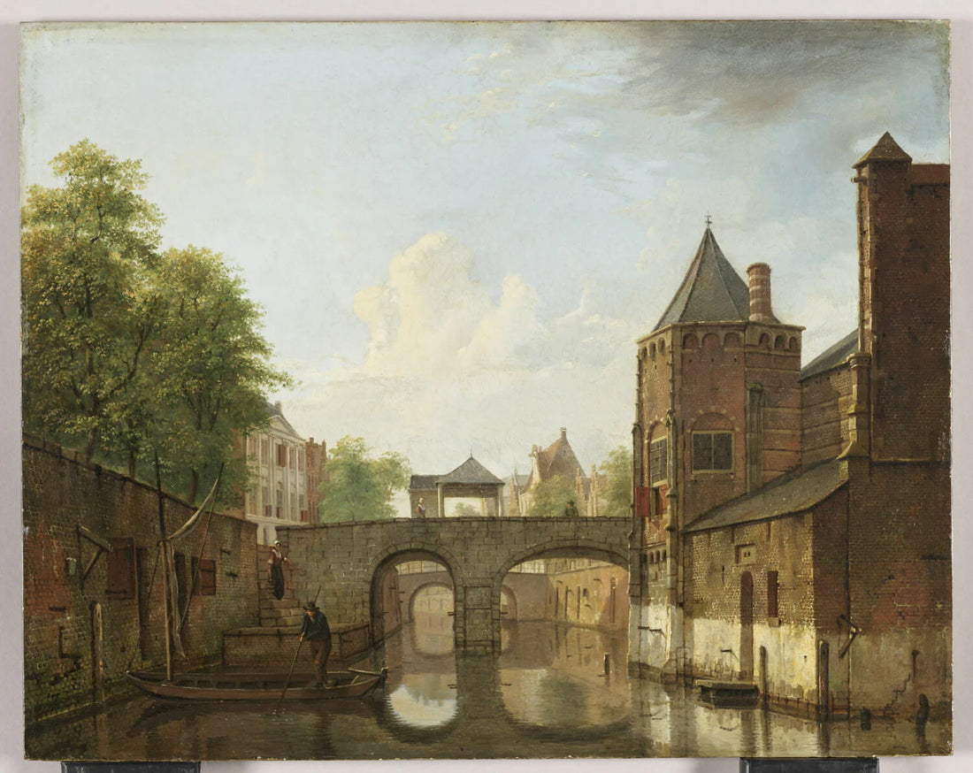L'Oude Gracht à Utrecht, vue composite - Joannes Huibert Prins