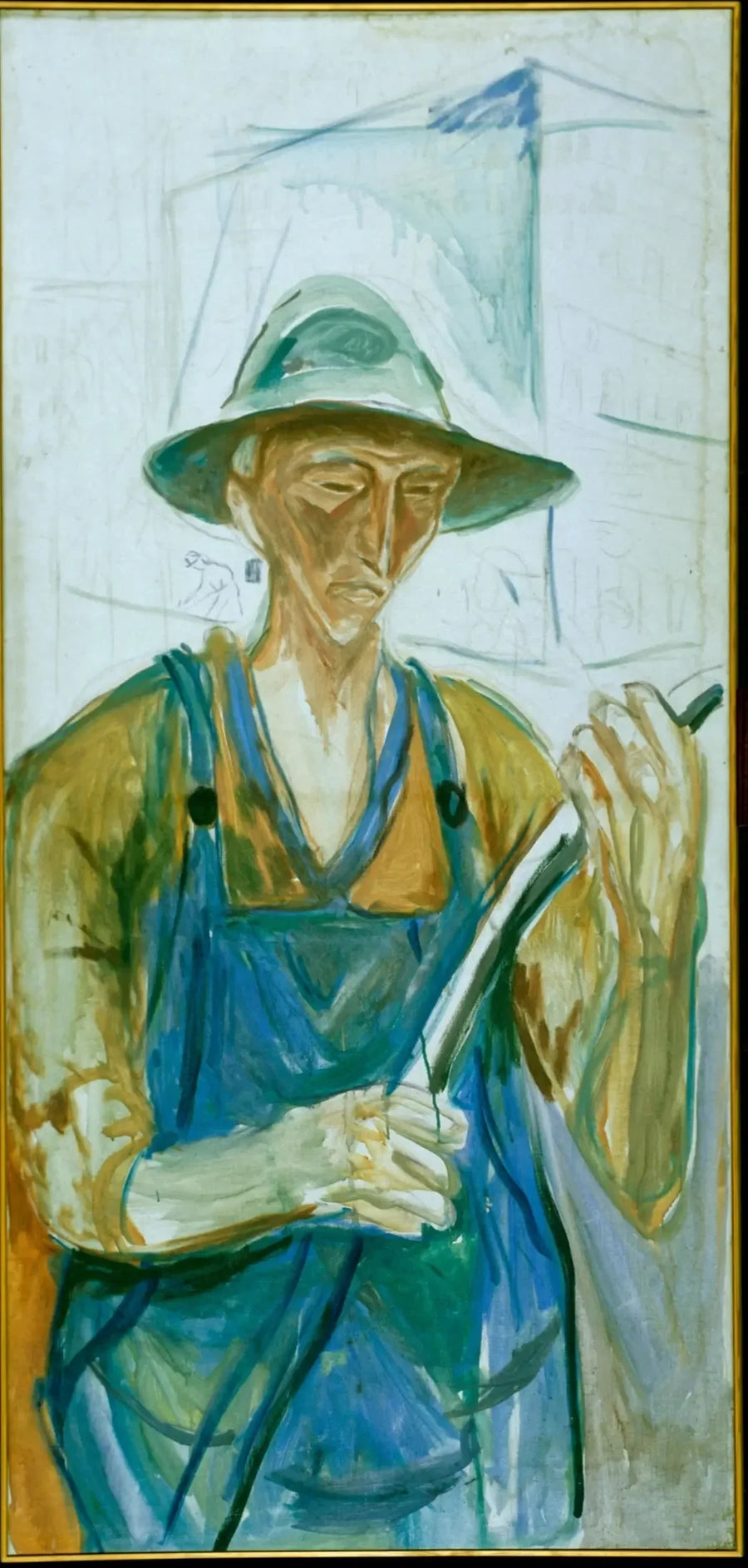 Ouvrier du bâtiment - Edvard Munch