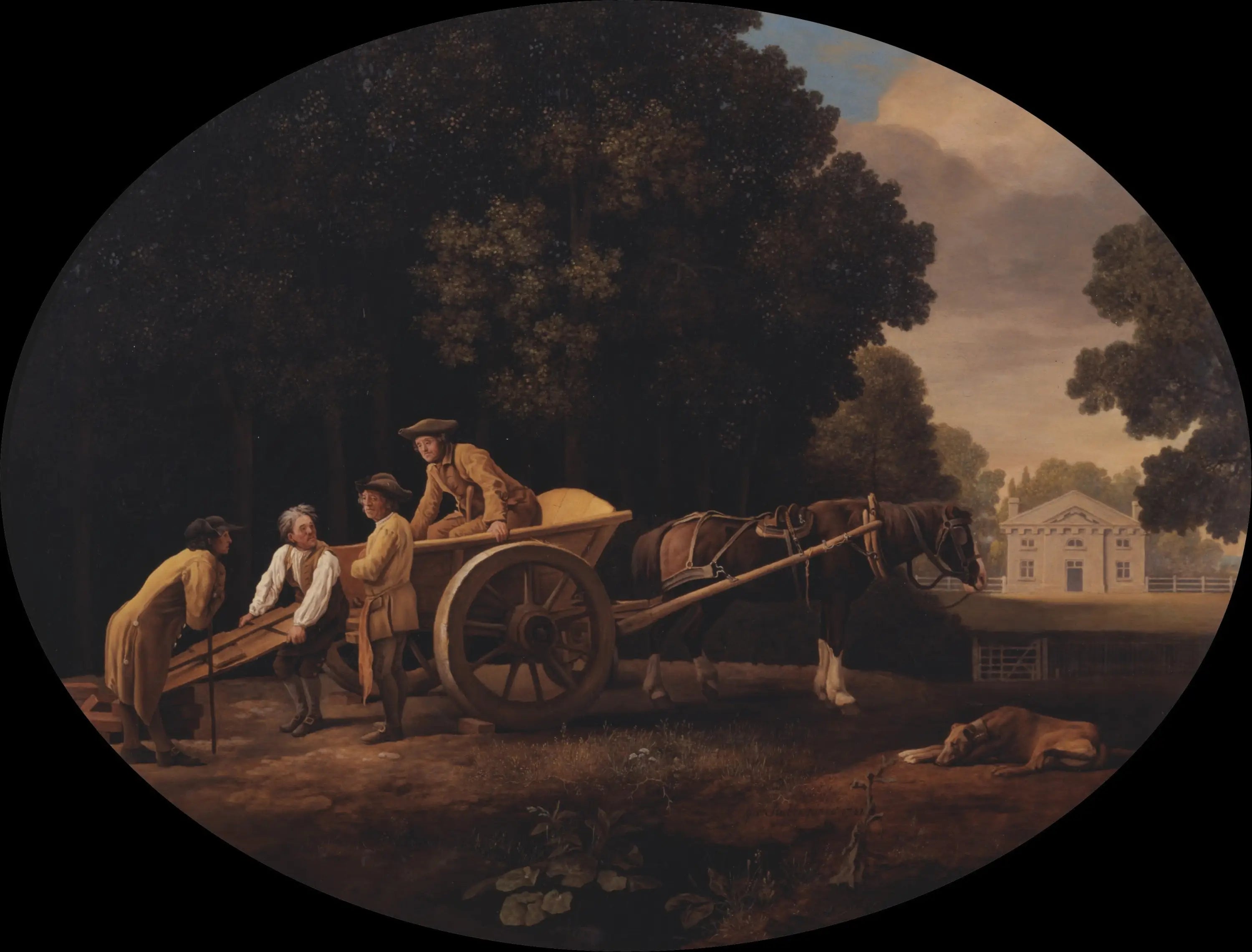Ouvrier - George Stubbs image 1 reproduction artisanale de tableau