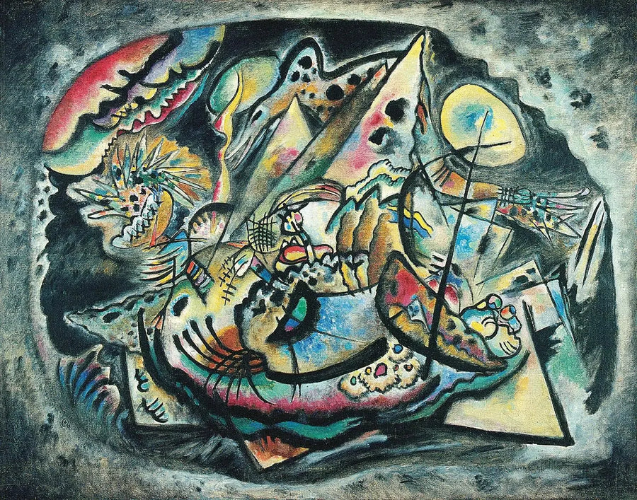 Ovale gris - Vassily Kandinsky