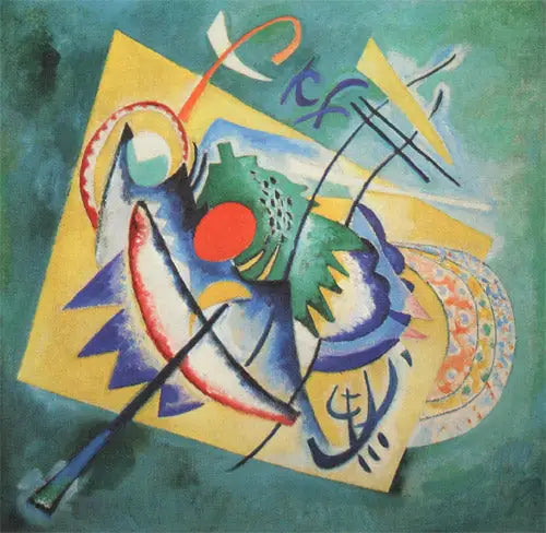 Ovale rouge - Vassily Kandinsky