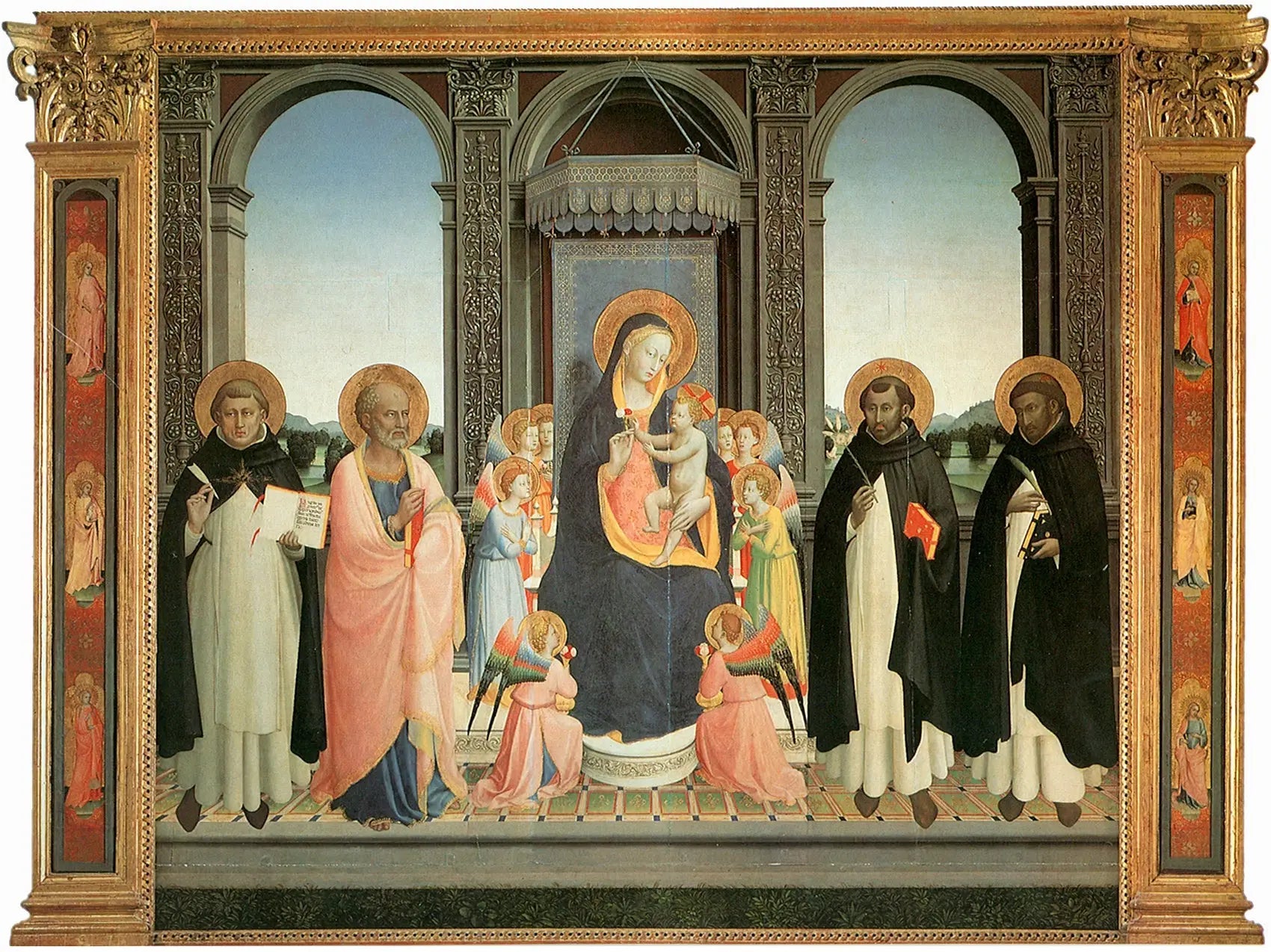 Pala di Fiesole - Fra Angelico - Alpha Reproduction