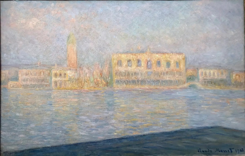 Le Palais ducal vu de Saint-Georges Majeur W1756 – Claude Monet