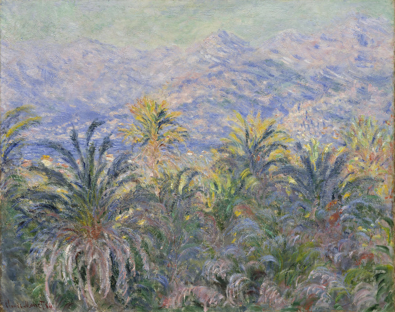 Palmiers à Bordighera W877 – Claude Monet