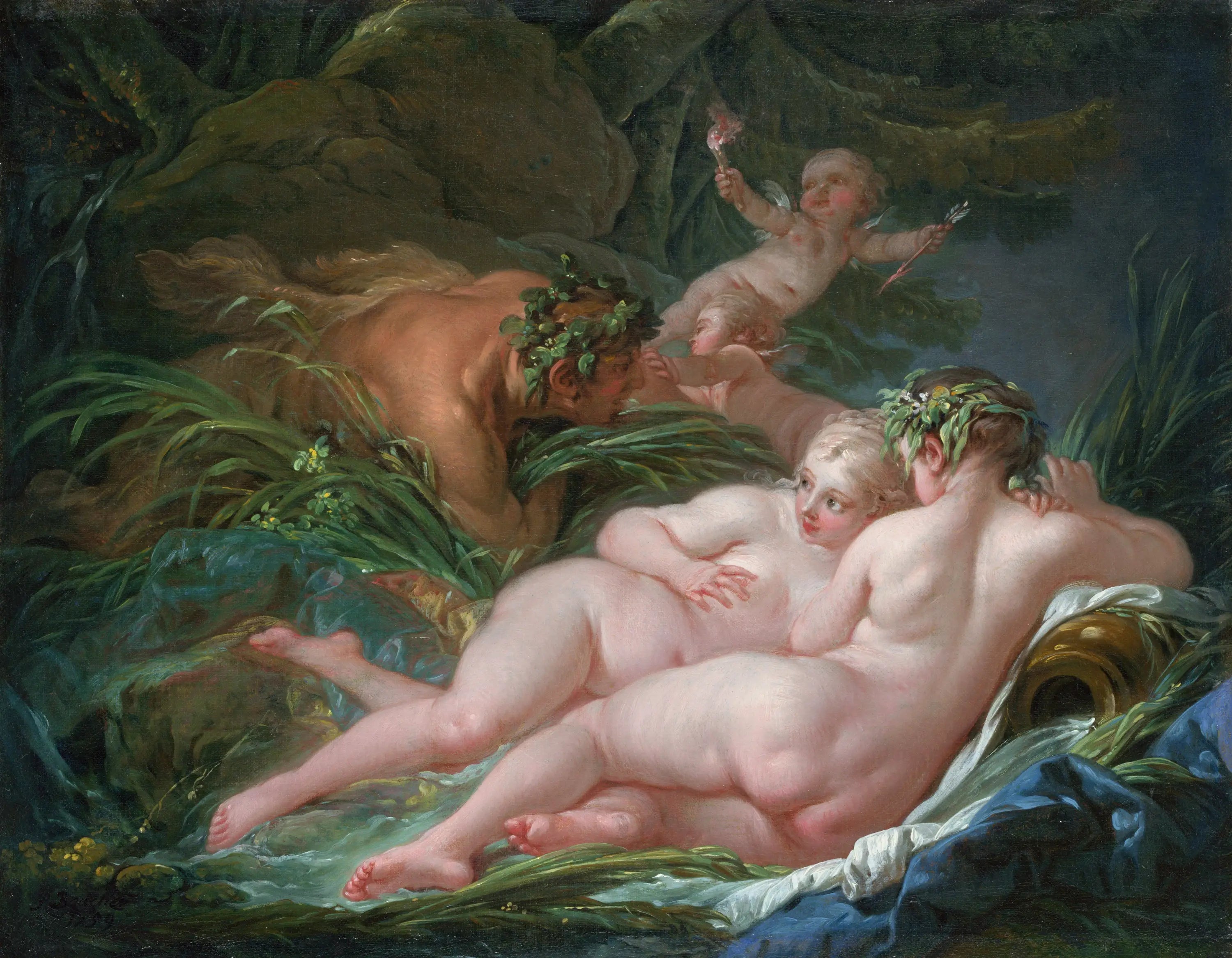 Pan et Syrinx - François Boucher - Alpha Reproduction
