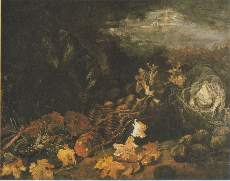 Panier de pommes de terre, feuilles et légumes, F102 – Van Gogh