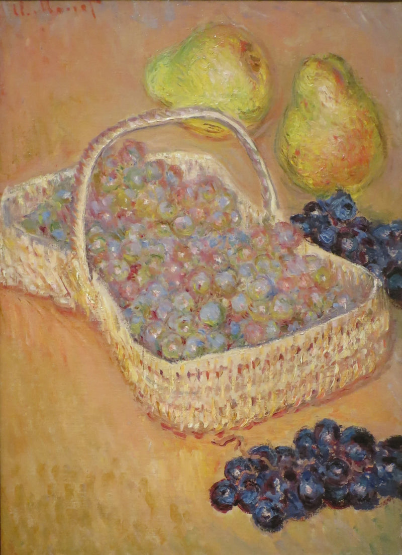 Panier de raisins, coings et poires W954 – Claude Monet