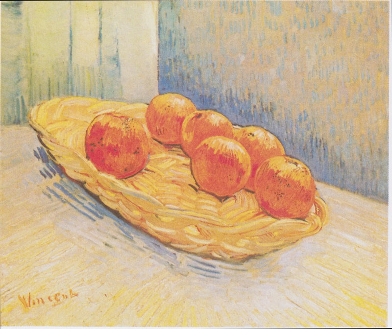 Panier avec six oranges, F395 – Vincent van Gogh