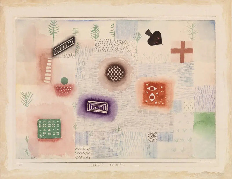 Panneaux de localisation (Ort-Zeichen) - Paul Klee