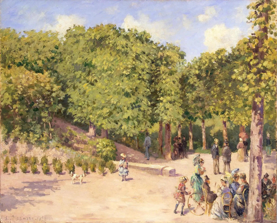 Parc de la ville à Pontoise - Camille Pissarro
