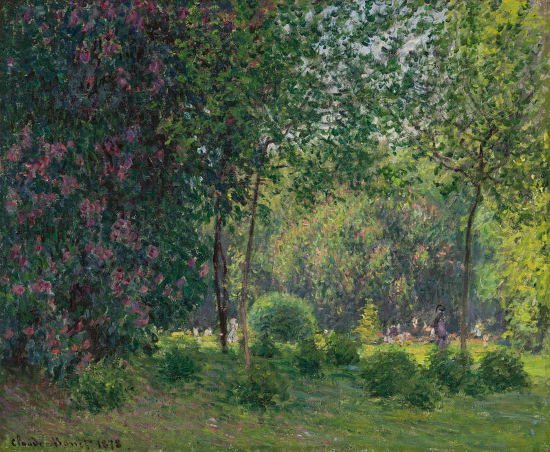 Le Parc Monceau W468 – Claude Monet