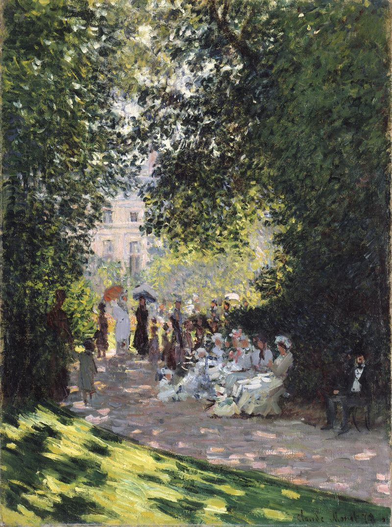 Le Parc Monceau W466 – Claude Monet