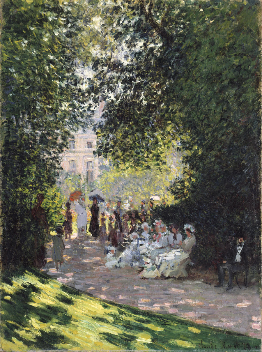 Le Parc Monceau W466 – Claude Monet