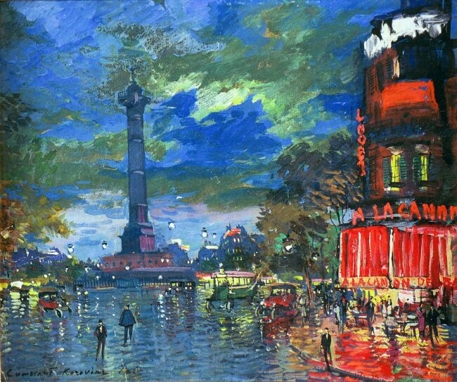 Pariis õhtul - Konstantin Korovin