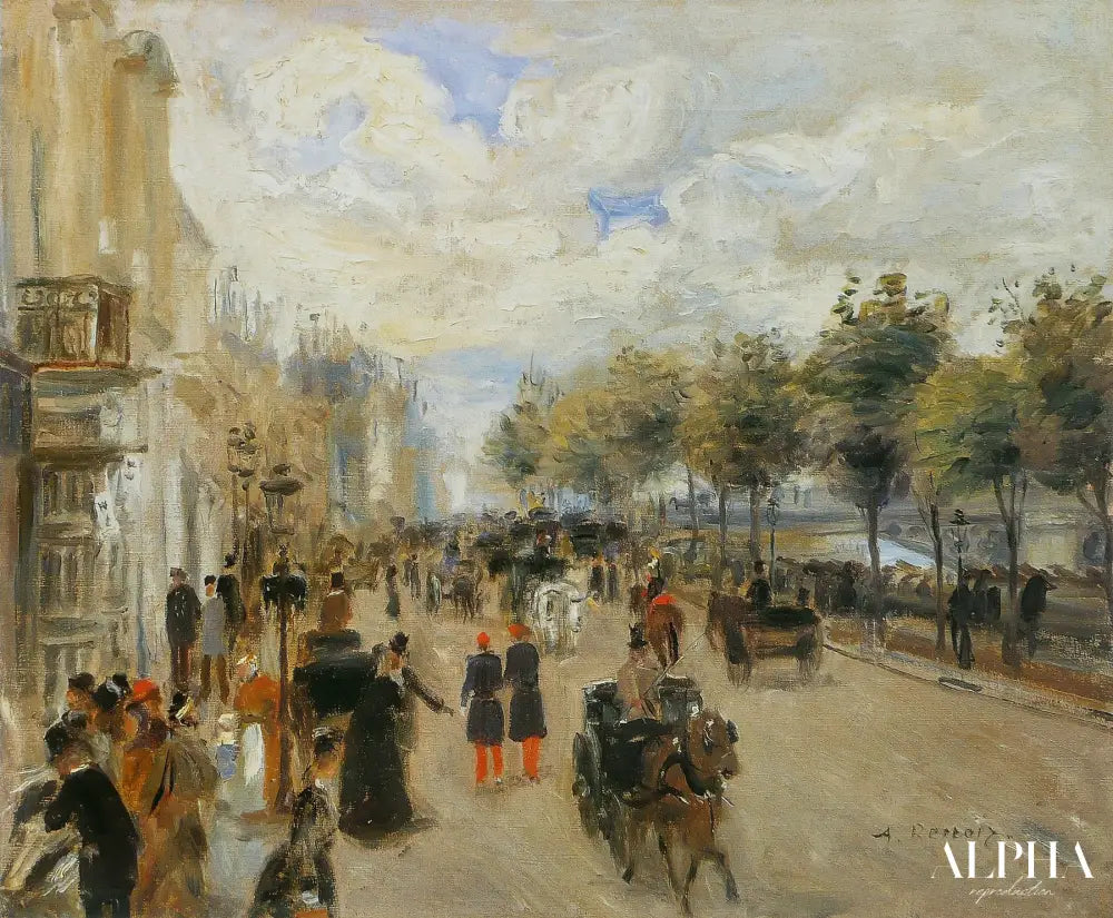 Paris, le quai Malaquais - Pierre-Auguste Renoir - Reproductions de tableaux et peintures haut de gamme