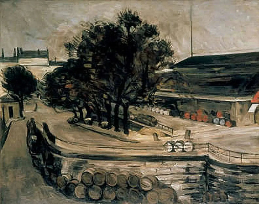 Paris, quai de Jussieu (la halle aux vins) - Paul Cézanne