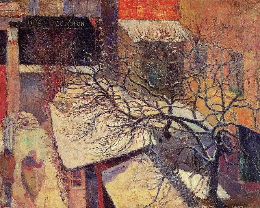 Paris sous la neige - Paul Gauguin