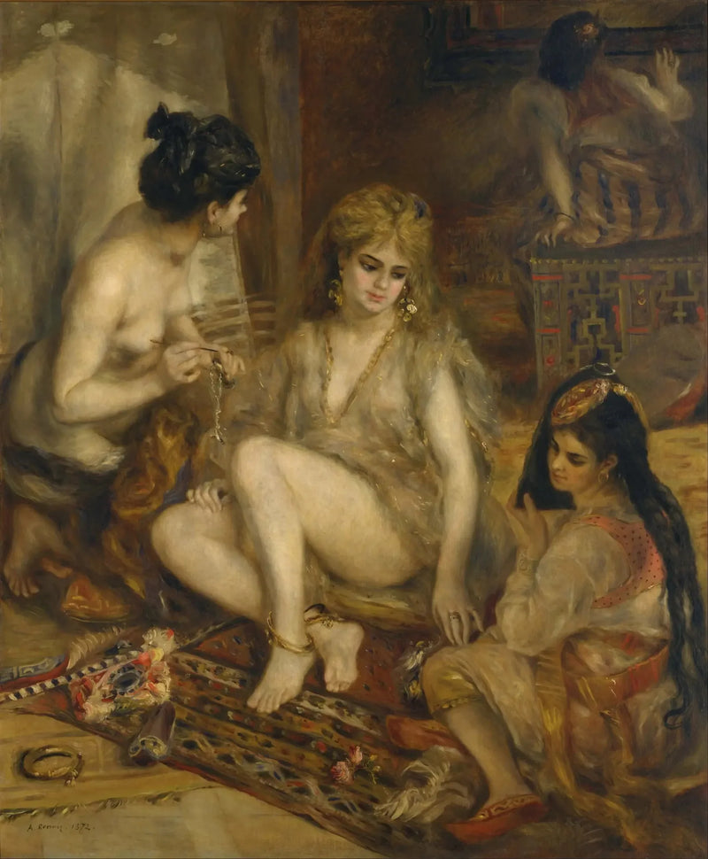 Parisiennes habillées en Algériennes - Pierre-Auguste Renoir