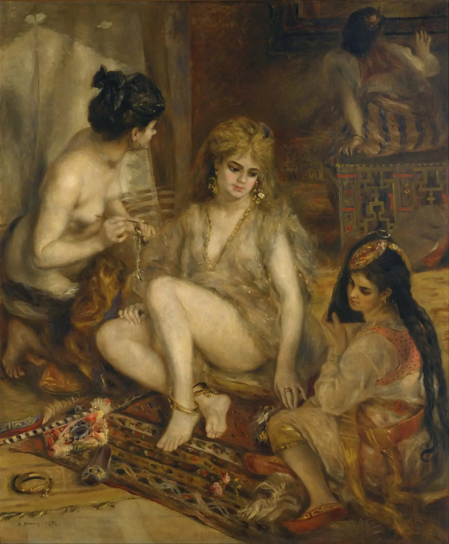 Parisiennes habillées en Algériennes - Pierre-Auguste Renoir