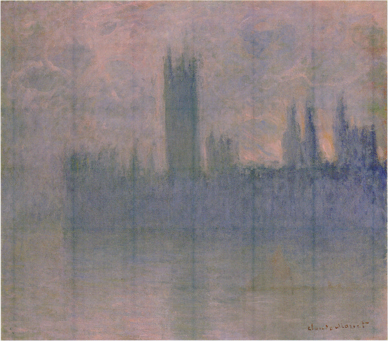 Le Parlement, symphonie en rose – Claude Monet