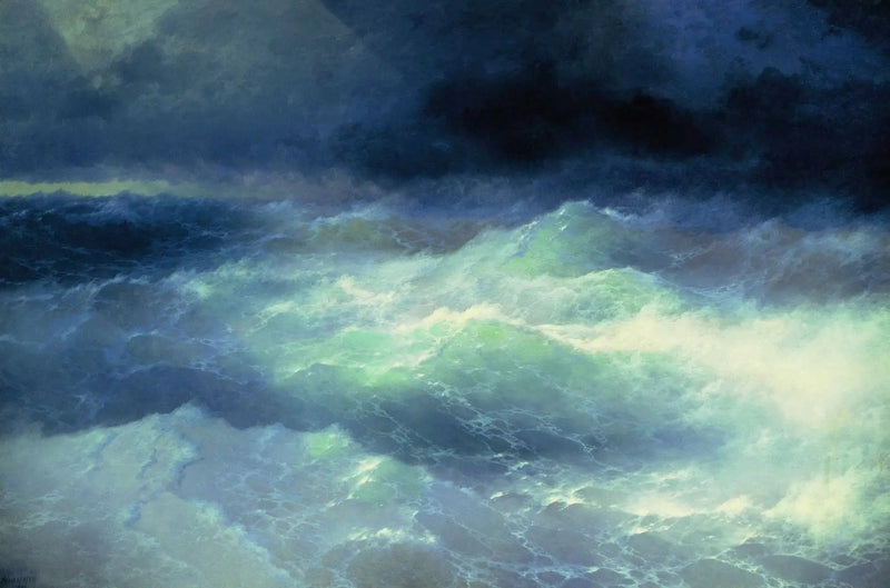 Parmi les vagues - Ivan Aïvazovski